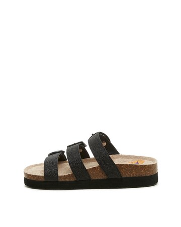 Rocket Dog Astor Glenn Glitter 3 Strap Buckle Sandal