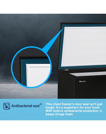 Fridgemaster MCF198EB 198L Chest Freezer - Black