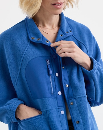 Nylon Pocket Fleece Jacket