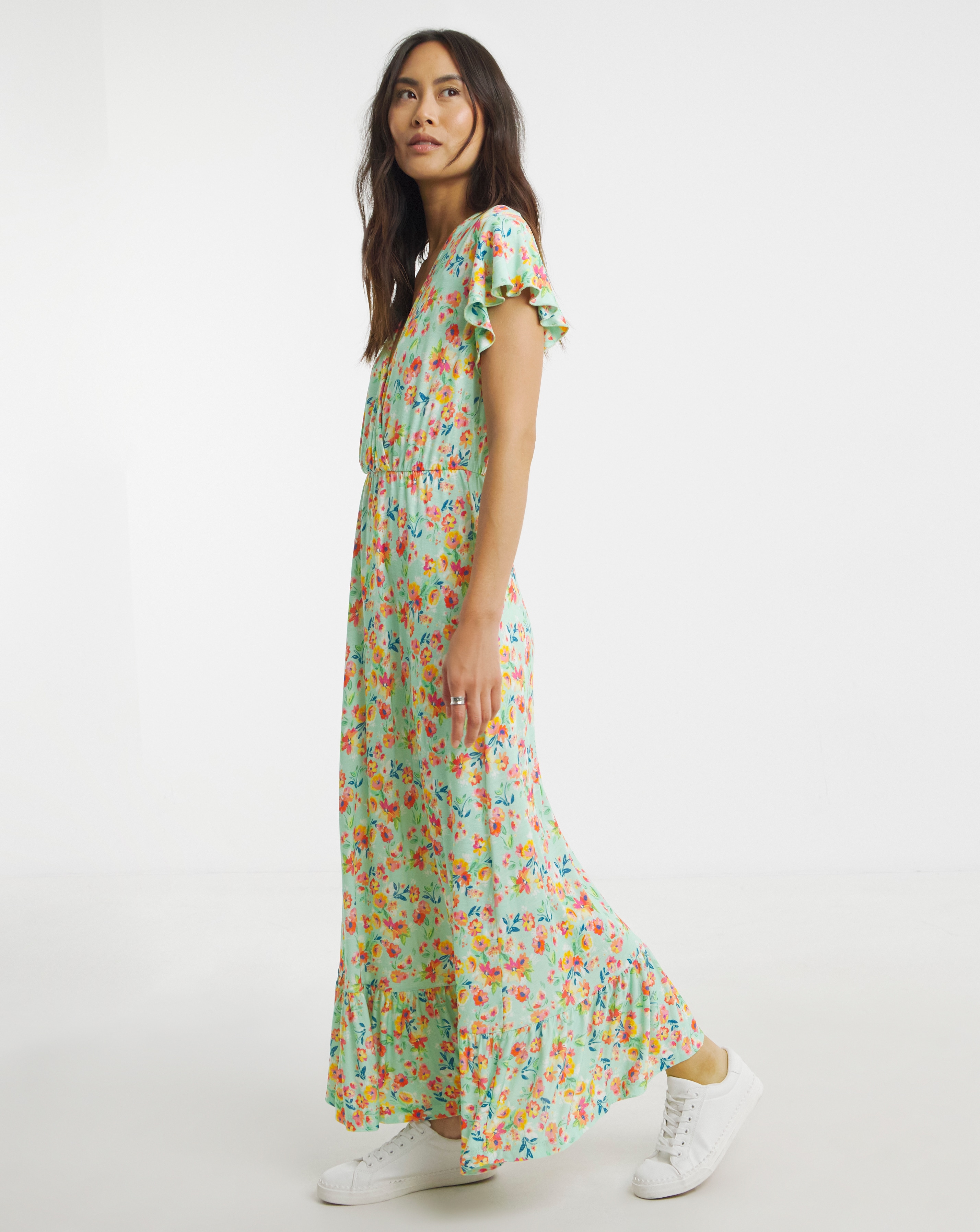 Joe Browns Emma Frill Floral Maxi Dress | Ambrose Wilson