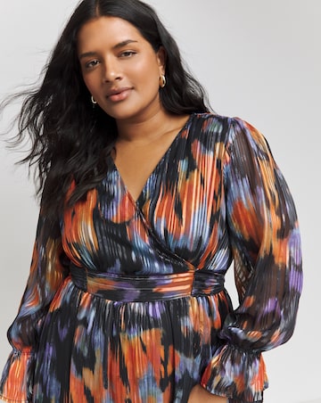 Lovedrobe Wrap Front Tie Back Midaxi Dress