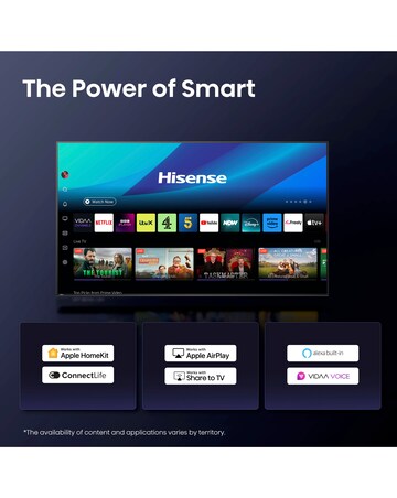 Hisense 55U7QTUK 55in Mini-LED 4K Ultra HD HDR Smart TV