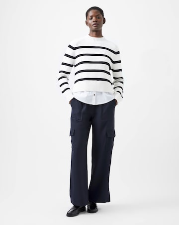 French Connection Lily Mozart Poplin Mix Top