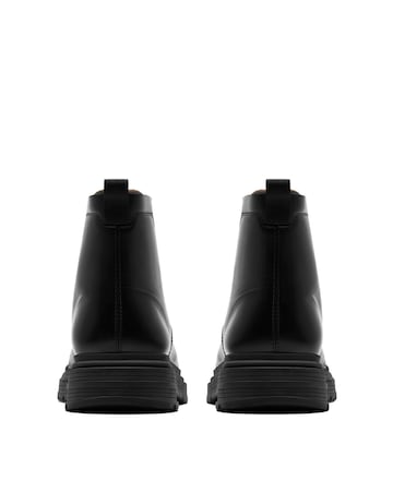 Clarks Badbury Hi Wp Boots - Black Leather