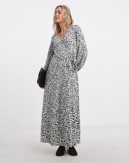 Soft Touch Long Sleeve Wrap Dress