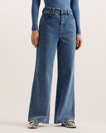 Ted Baker Nass Wide Leg Denim Jeans