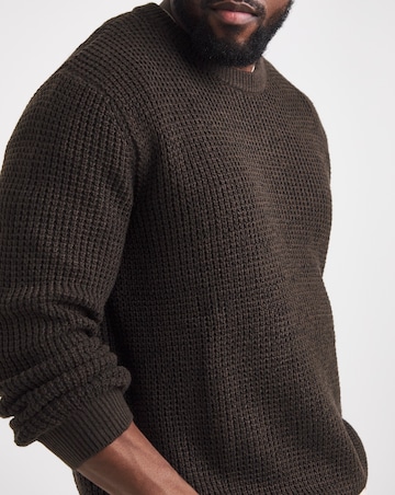 Jack & Jones Global Knitted Jumper - Brown