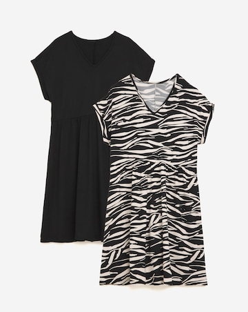 2 Pack Cap Sleeve Dress