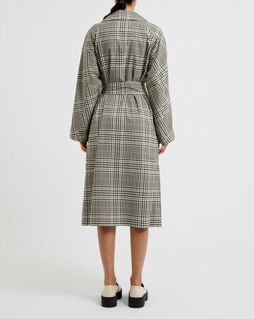 French Connection Dandy Check Trench Coat