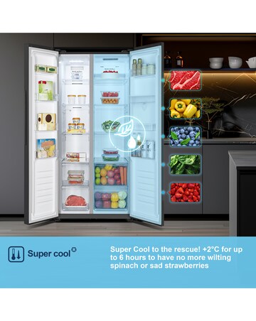 Fridgemaster MS83430DEB1 178cm High Non-Plumbed Total No Frost