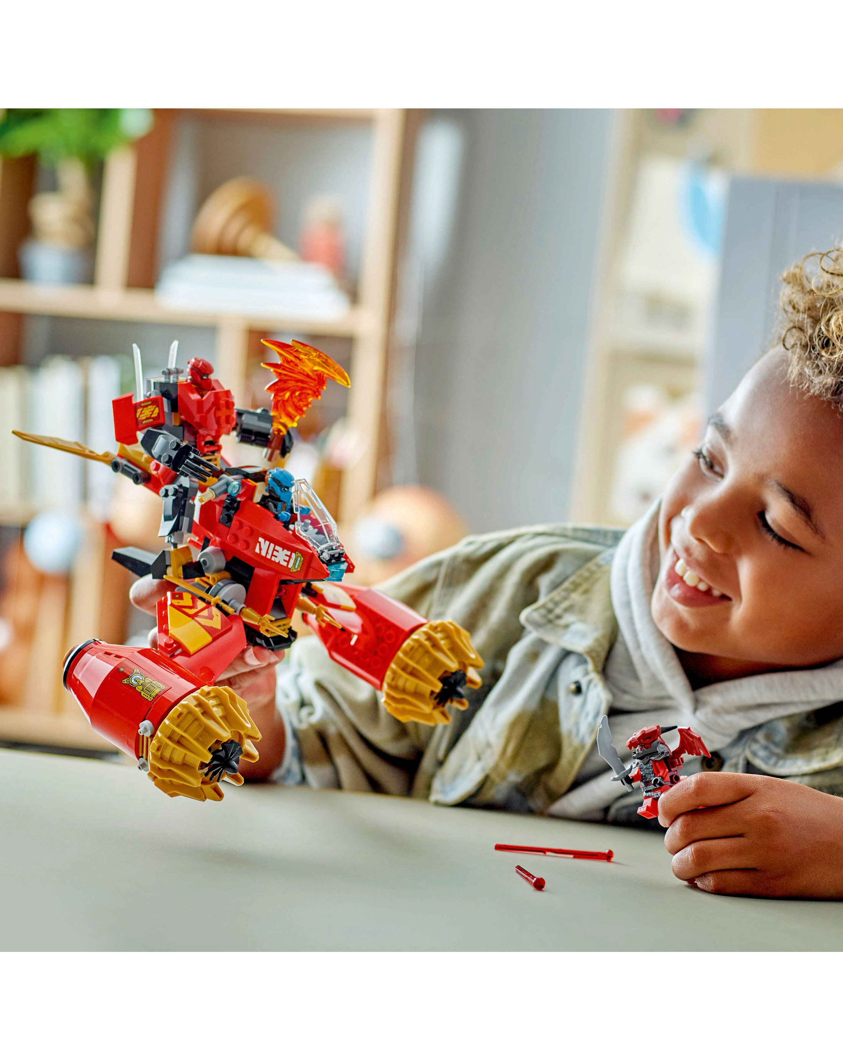 LEGO NINJAGO Kai's Mech Storm Rider Combo Ninja Toy Building Kit