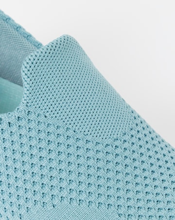 Cushion Walk Blue Arch Slip-On Trainers - Extra Wide Fit (EEE)