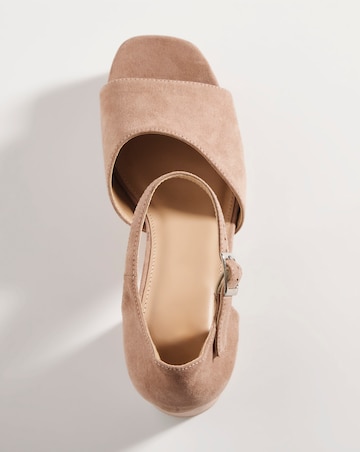 Pavla Heeled Platform Sandals - Extra Wide Fit (EEE)