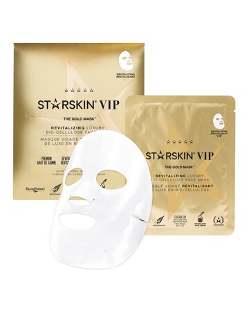 STARSKIN The Gold VIP Revitalising Luxury Coconut Bio-Cellulose Face Mask