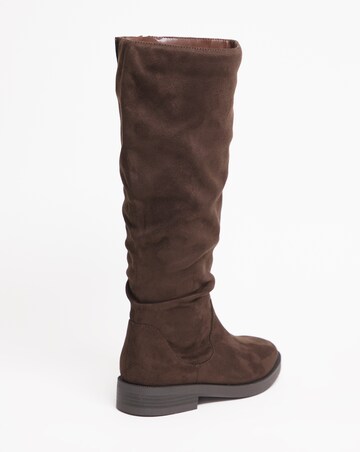 Evren Ruched Boot - Standard Fit (D) & Standard Calf