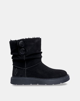 Skechers Keepsakes Cozy Mid Slouched Button Boot - Standard Fit
