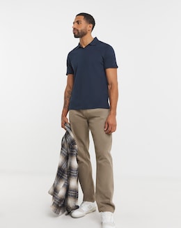 Pure Cotton  Trophy Neck Polo