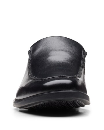 Clarks Howard Edge Shoes Wide Fit - Black