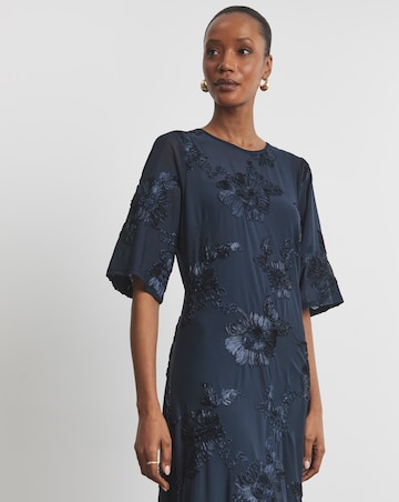 Joanna Hope MAGISCULPT Textured Mesh Dress