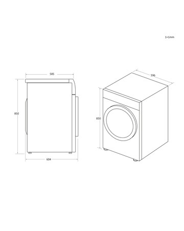 Hoover H-DRY 350 HRE H9A3TBE-80/N Wifi 9kg Heat Pump Tumble Dryer - White