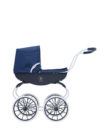 Bella Rosa Windsor Carriage Toy Pram - Navy
