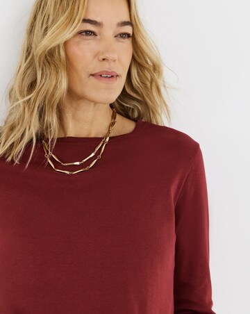 Crew Neck Long Sleeve T-Shirt