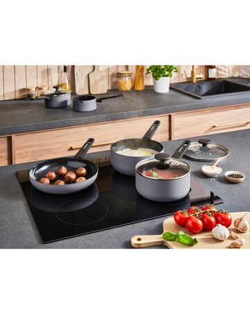 Morphy Richards Recycled Aluminium Grey 5 Piece Pan Set