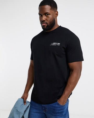 Jack & Jones St. Regis Back Graphic T-Shirt - Black