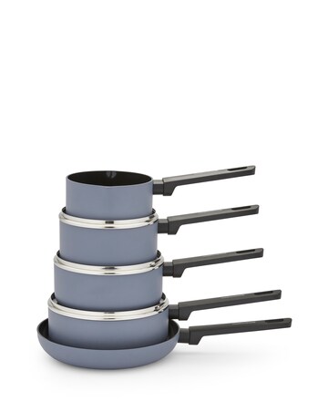 Morphy Richards Recycled Aluminium Grey 5 Piece Pan Set