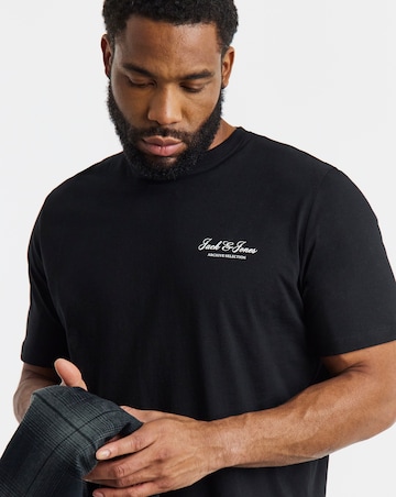 Jack & Jones Archive Logo T-Shirt - Black