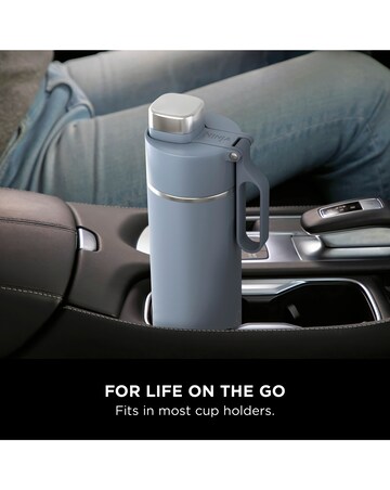 Ninja Thirsti Carbonated 20oz Bottle with Carbonation Lid in Blue