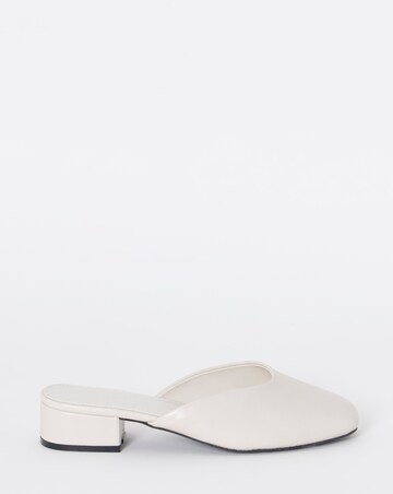 Lisa Low Block Heel Mules - Extra Wide Fit (EEE)