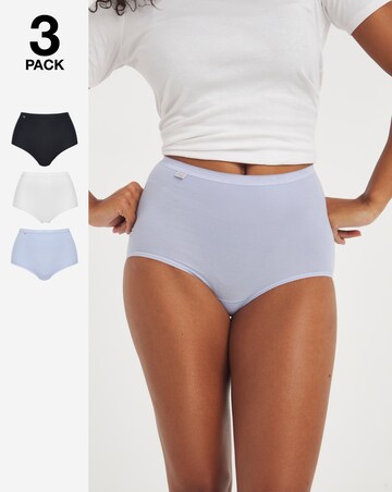 Sloggi 3 Pack Cotton Basic Maxi Knickers