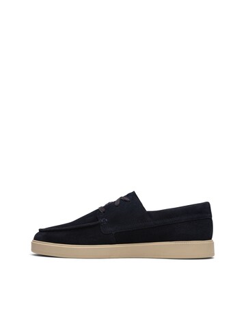 Clarks Lockford Boat Shoes - Navy