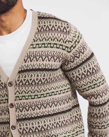 Neutral Fairisle Cardigan