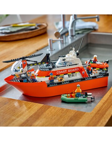 LEGO City Coast Guard Rescue Boat & Helicopter
