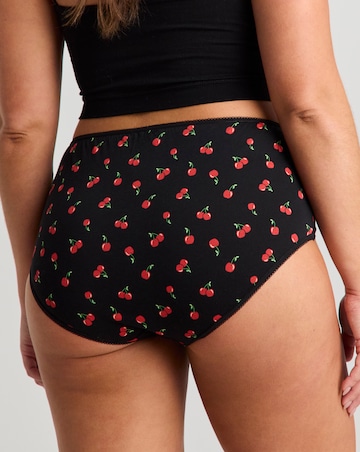 Pretty Secrets 7 Pack Cotton Full Fit Brief Knickers