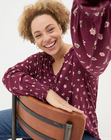 FatFace Florence Wild Paisley Top