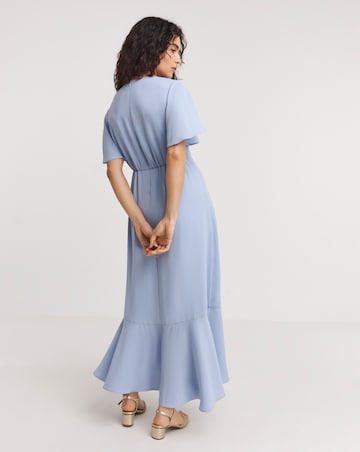 Joanna Hope Belt Ruffle Dress