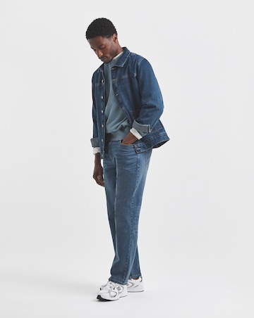 Union Straight Fit Stretch Jeans Mid Wash