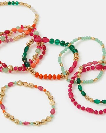 Accessorize 11-Pack Bead Stretch Bracelets
