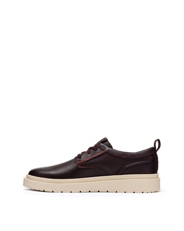 Clarks Polden Lace Shoes - Brown