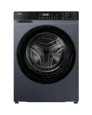 Haier X5 HW100-BP14357GUUK 10kg WiFi Washer 1400rpm Graphite Install