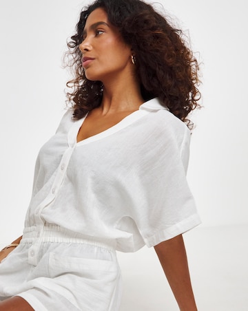 Beach to Beach Cheesecloth Beach Playsuit