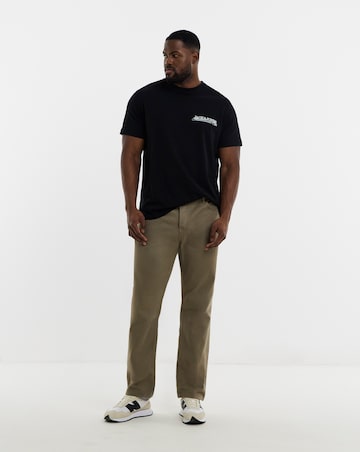 Jack & Jones Cassis Sketch Back Print T-Shirt - Black