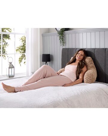 Chunky Waffle Faux Fur Cuddle Cushion