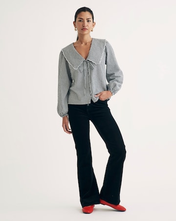 Nobody's Child Gingham Check Blouse