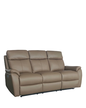 Aspire Kingsmere Leather Power Recliner 3 Seater