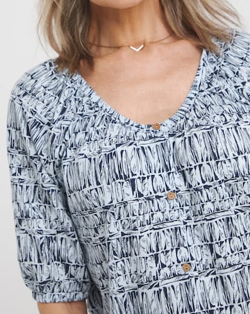 Julipa Pure Cotton Scoop Neck Top