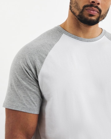 3 Pack Raglan T-Shirts Long Length